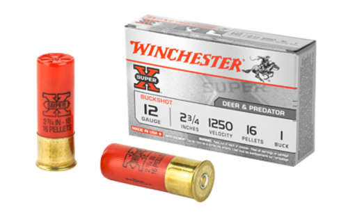Ammunition Winchester Ammunition Power Point 12Gauge WIN SUPERX 12GA 2.75 #1BK 16PL 5/250